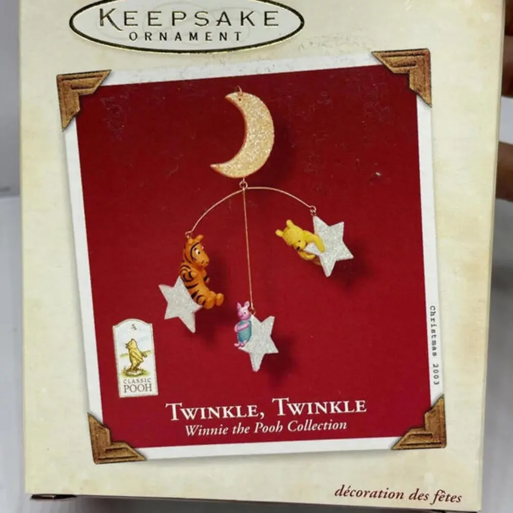 Winnie The Pooh Christmas‎ Ornaments Vintage Disney LOT of 8